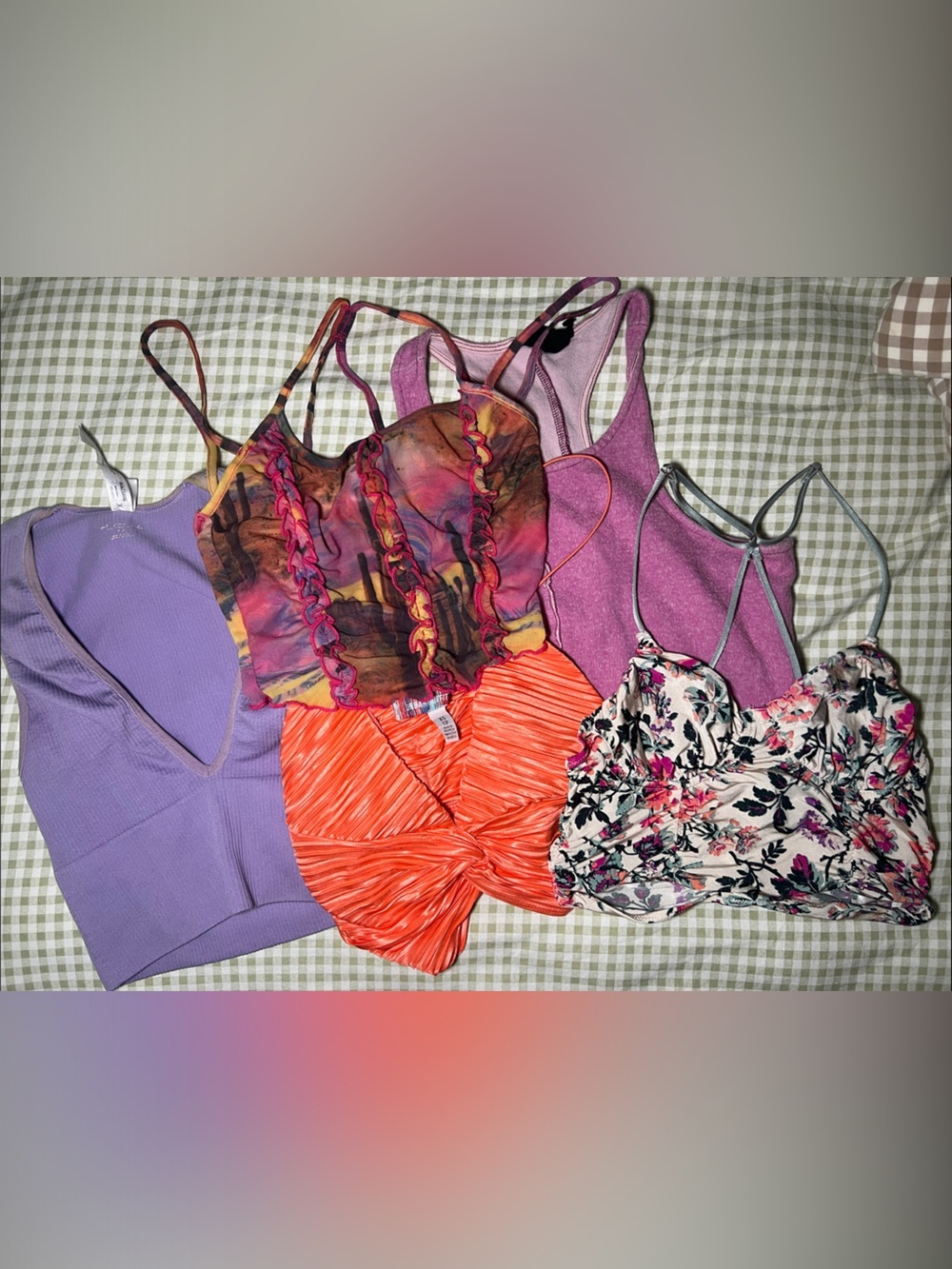 Urban Outfitters XS/S Colorful Summer Tank & Cami Bundle